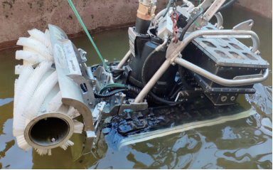 微型下水道疏通机器人图片